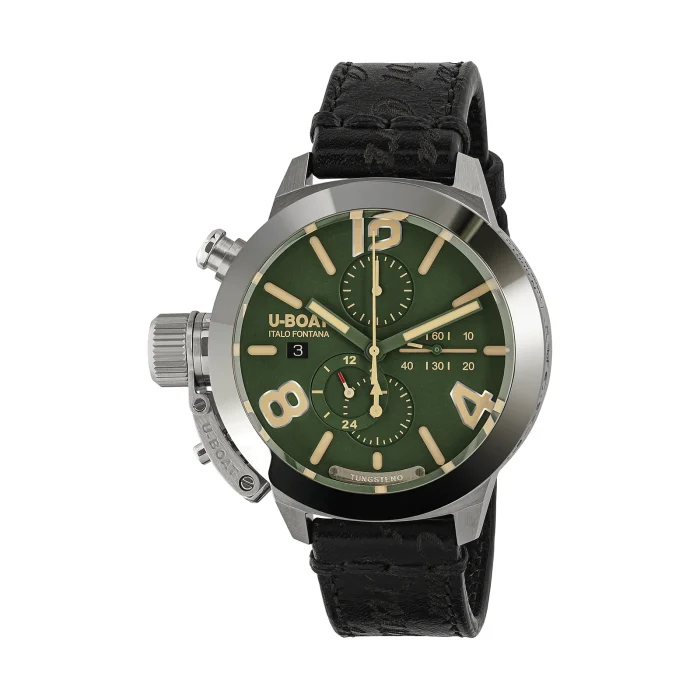 U-Boat Classico 45 Tungsteno CAS Chronograph Green Dial