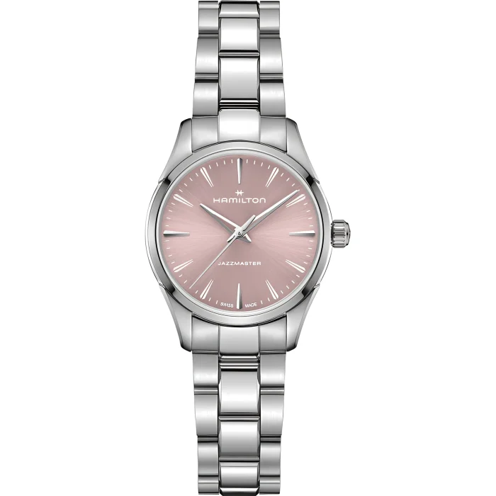 Hamilton Jazzmaster Quartz 32mm Pink Dial on Bracelet