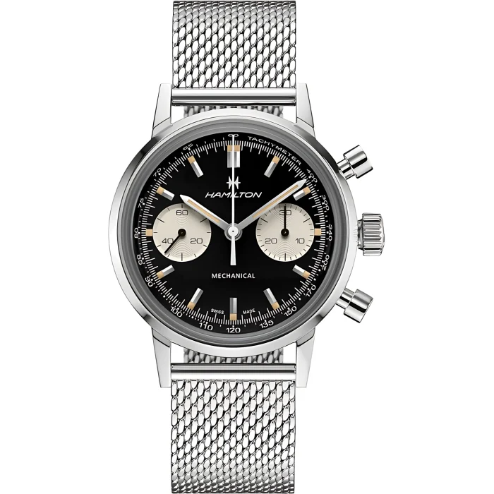 Hamilton American Classic Intra-Matic Chronograph H 40mm Black Dial